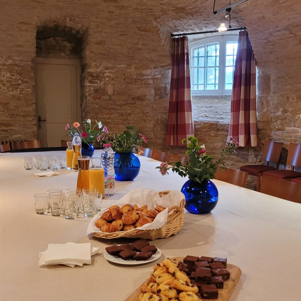 Bufet pour un seminaire au Chateau Laverdine